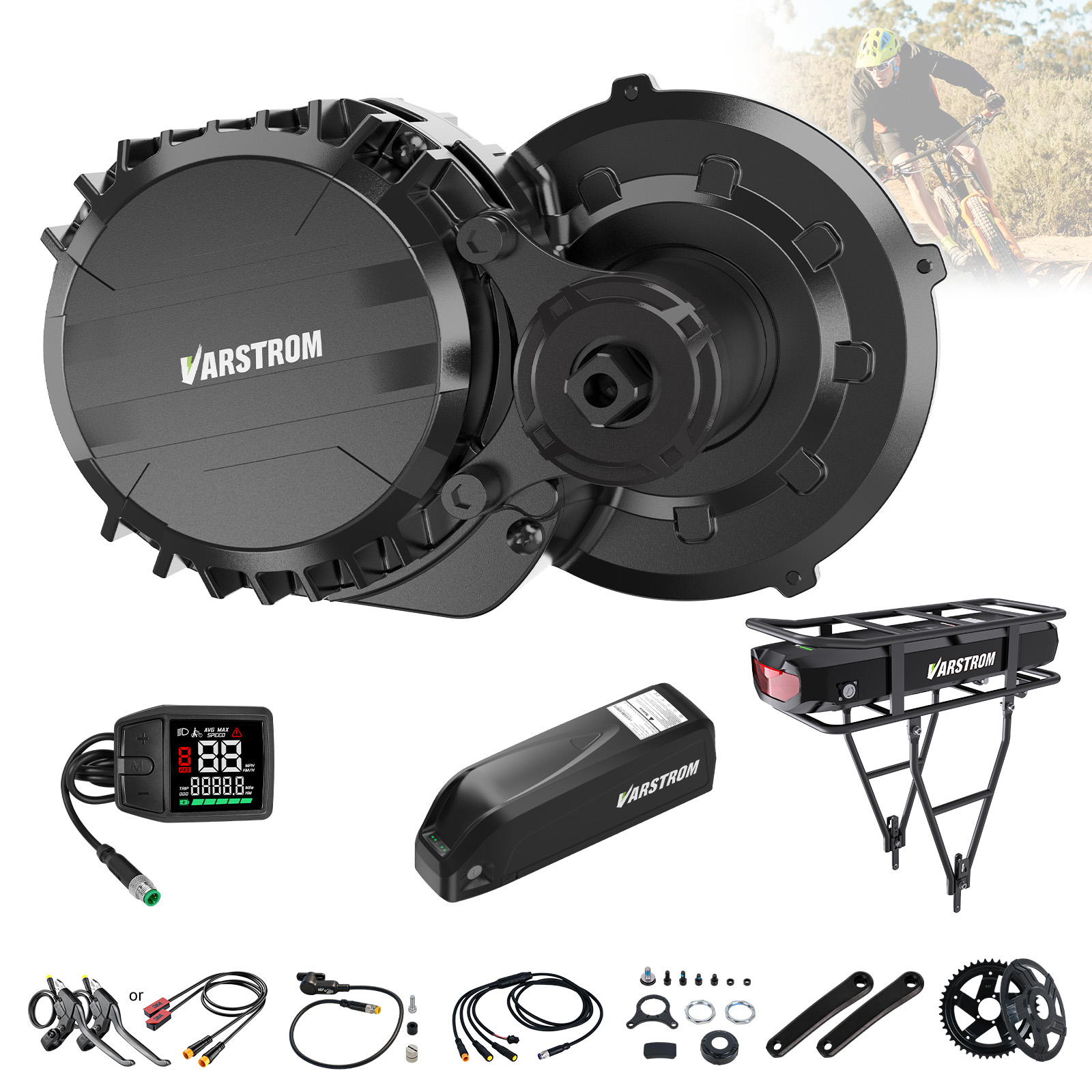 Torque Sensor Mid Drive Motor Kit - ヴァーストロム750Wミッドモーターキット トルクセンサー駆動 VSM01 48V 36V eバイクエンジン