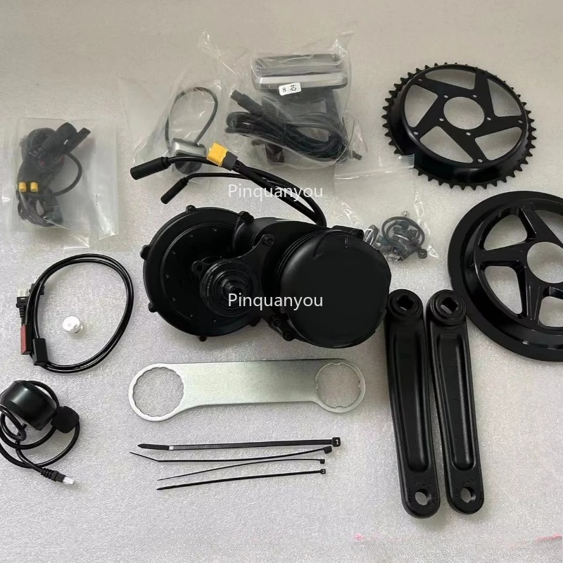 Torque Sensor Mid Drive Motor Kit - TSDZ8 新型トルクセンサー搭載ミッドモーターキット 48v 500w 750w 電動自転車変換ミッドドライブキット